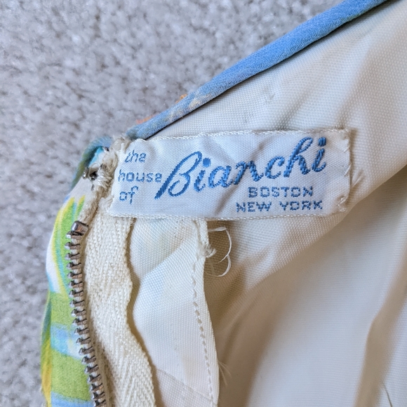 The House Of Bianchi Vintage Multicolor Floral Long Sleeve Dress - Picture 6 of 8